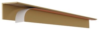 Hafele 194.80.071 CAB ACCENT DRIPEDGE AL SAT BRS 17.50"