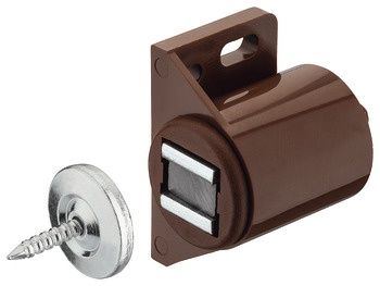 Hafele 246.09.130 MAGN CATCH PL BRN W/STRIKE ST 3-4KG