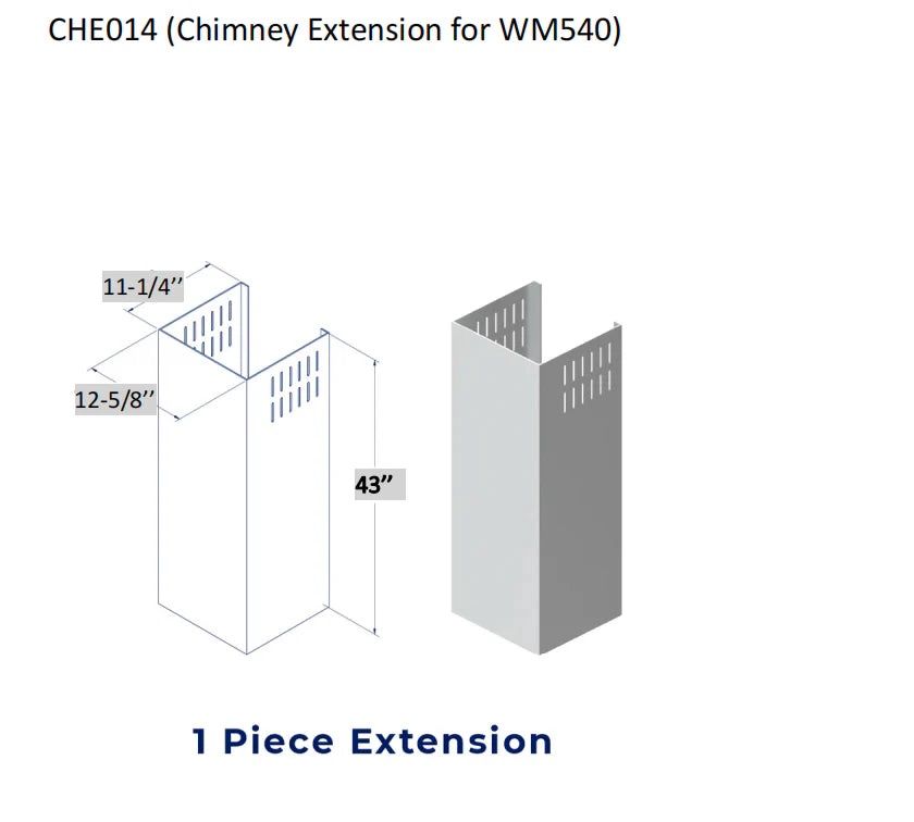 Hauslane CHE014 Chimney Extension (WM-540)