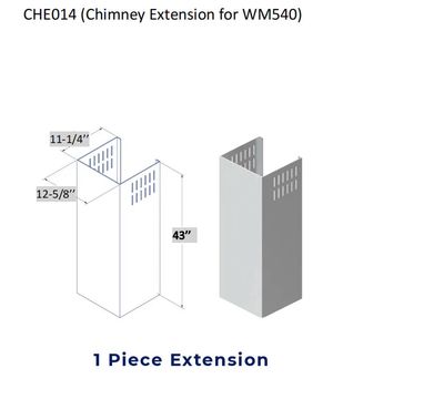 Hauslane CHE014 Chimney Extension (WM-540)