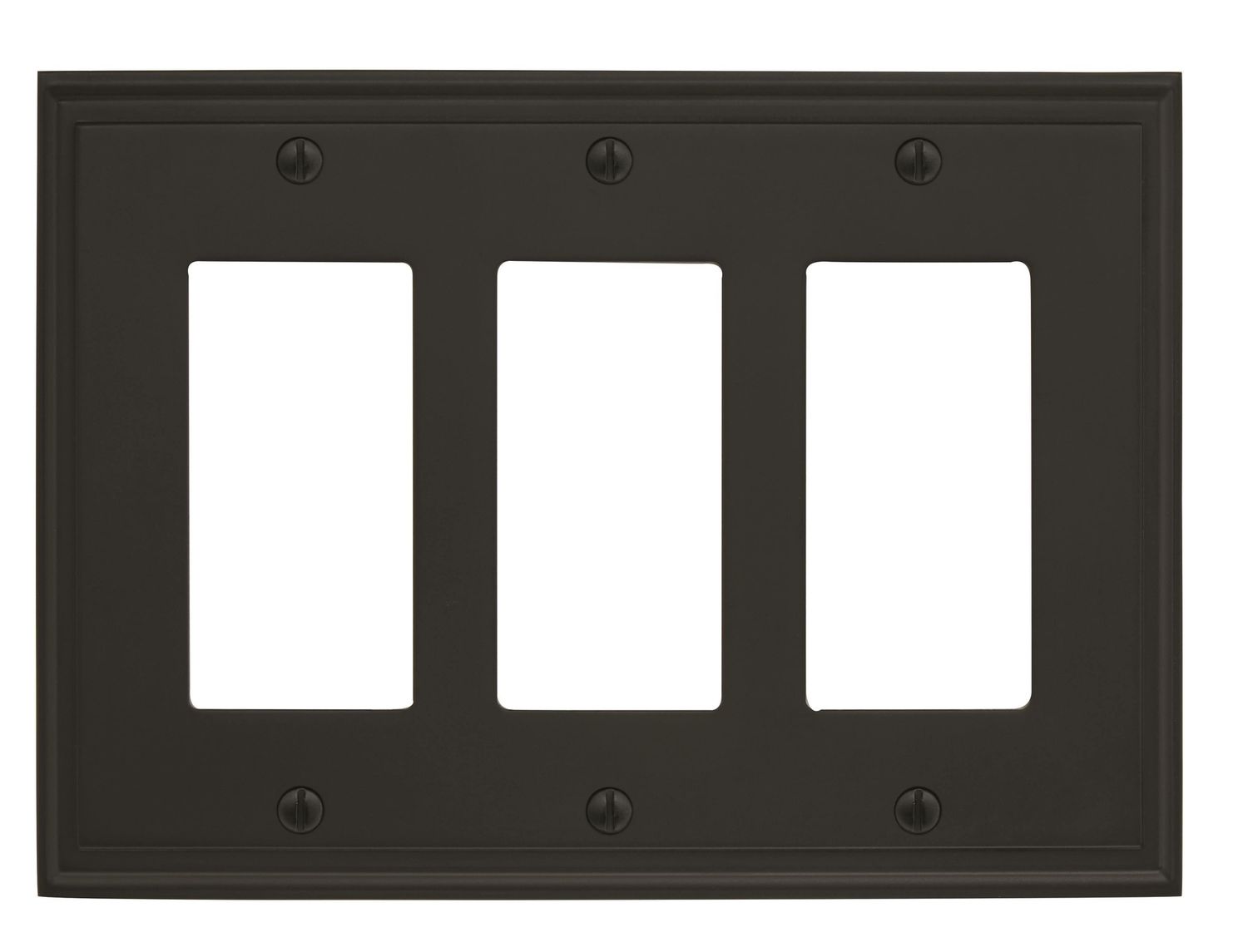 Amerock BP36520 Mulholland Wall Plates 3, Colour: Black Bronze