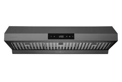 Hauslane UC-PS18BSS-30 Black Stainless Steel Ducted Under Cabinet Range Hood