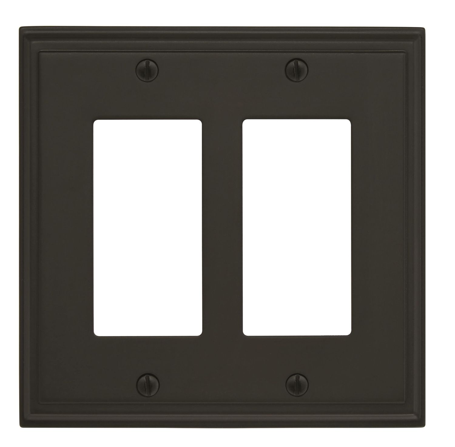 Amerock BP36519 Mulholland Wall Plates 2, Colour: Black Bronze