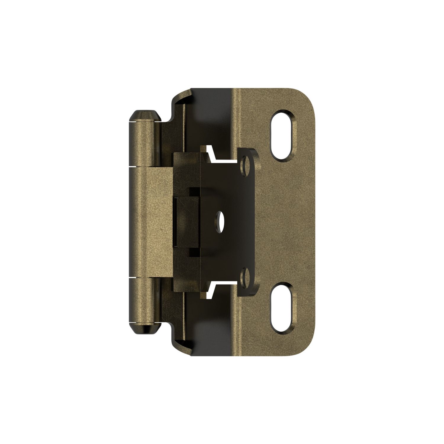 Amerock BPR7550 Functional Hardware Hinge 1/2in (13mm), Colour: Burnished Brass
