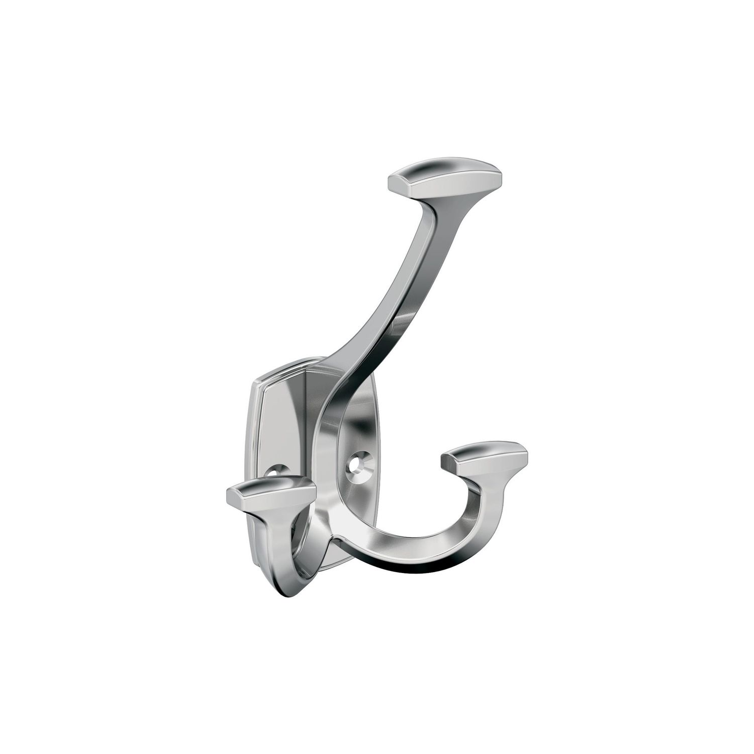 Amerock H37004 Vicinity Decorative Hook Triple Prong, Colour: Polished Chrome