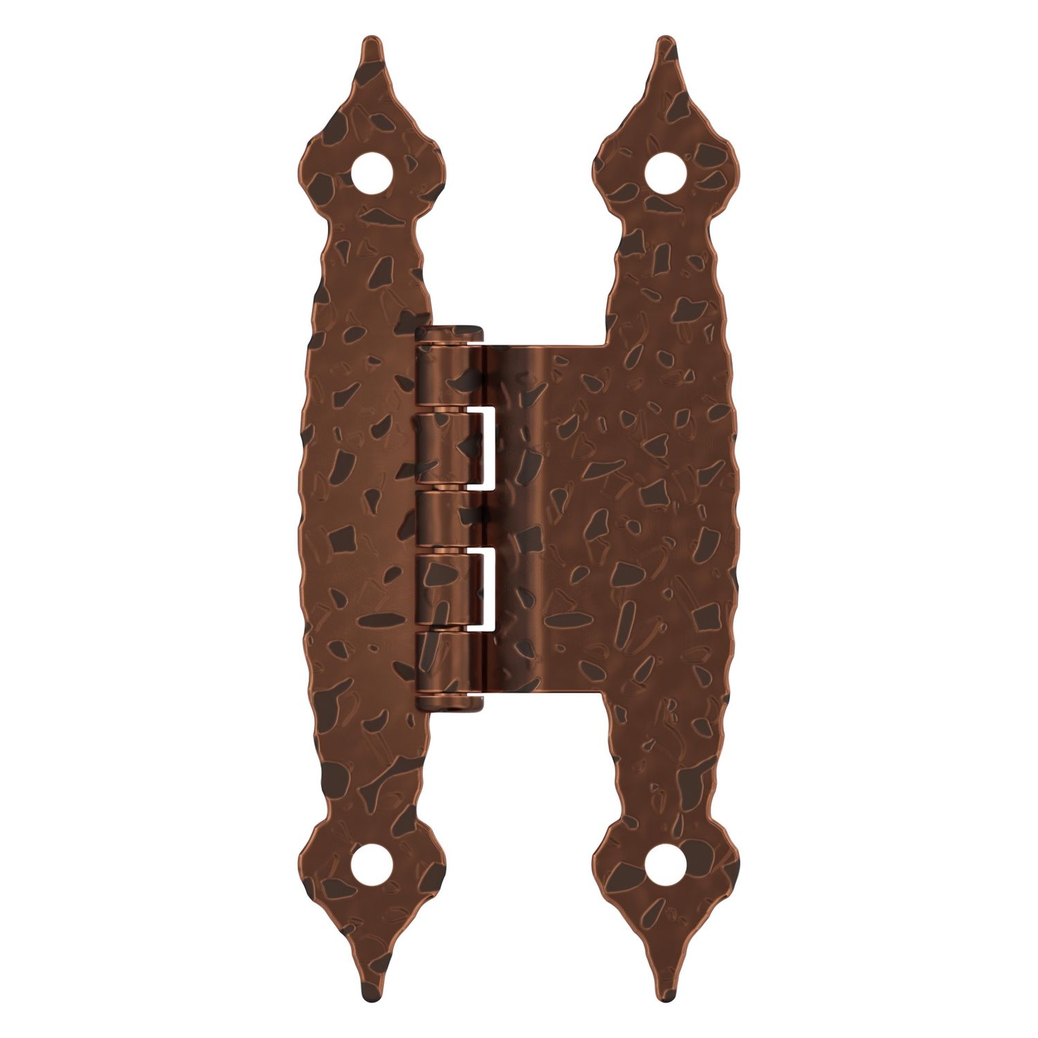 Amerock BPR3406 Functional Hardware Hinge 3/8in (10mm), Colour: Antique Copper
