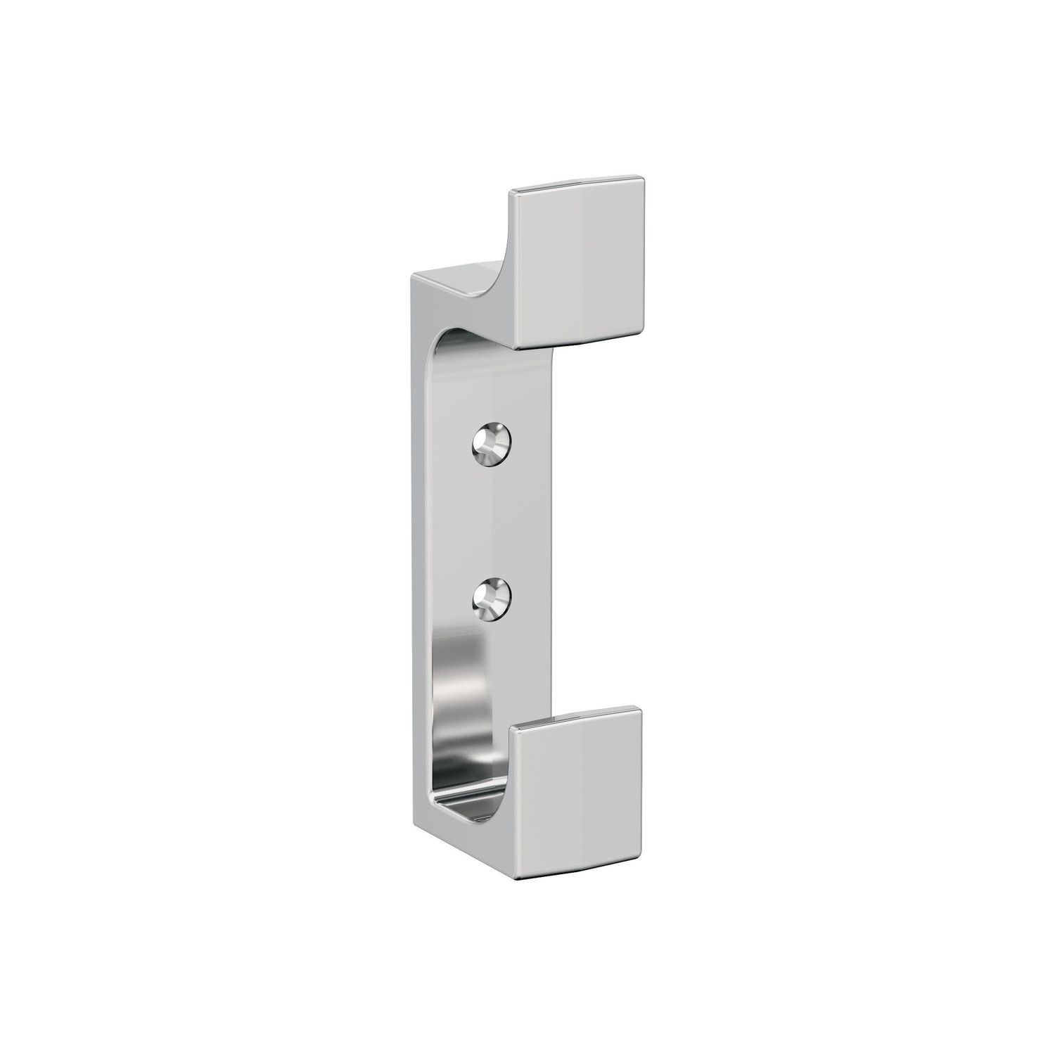 Amerock H37009 Bray Decorative Hook Double Prong, Colour: Polished Chrome