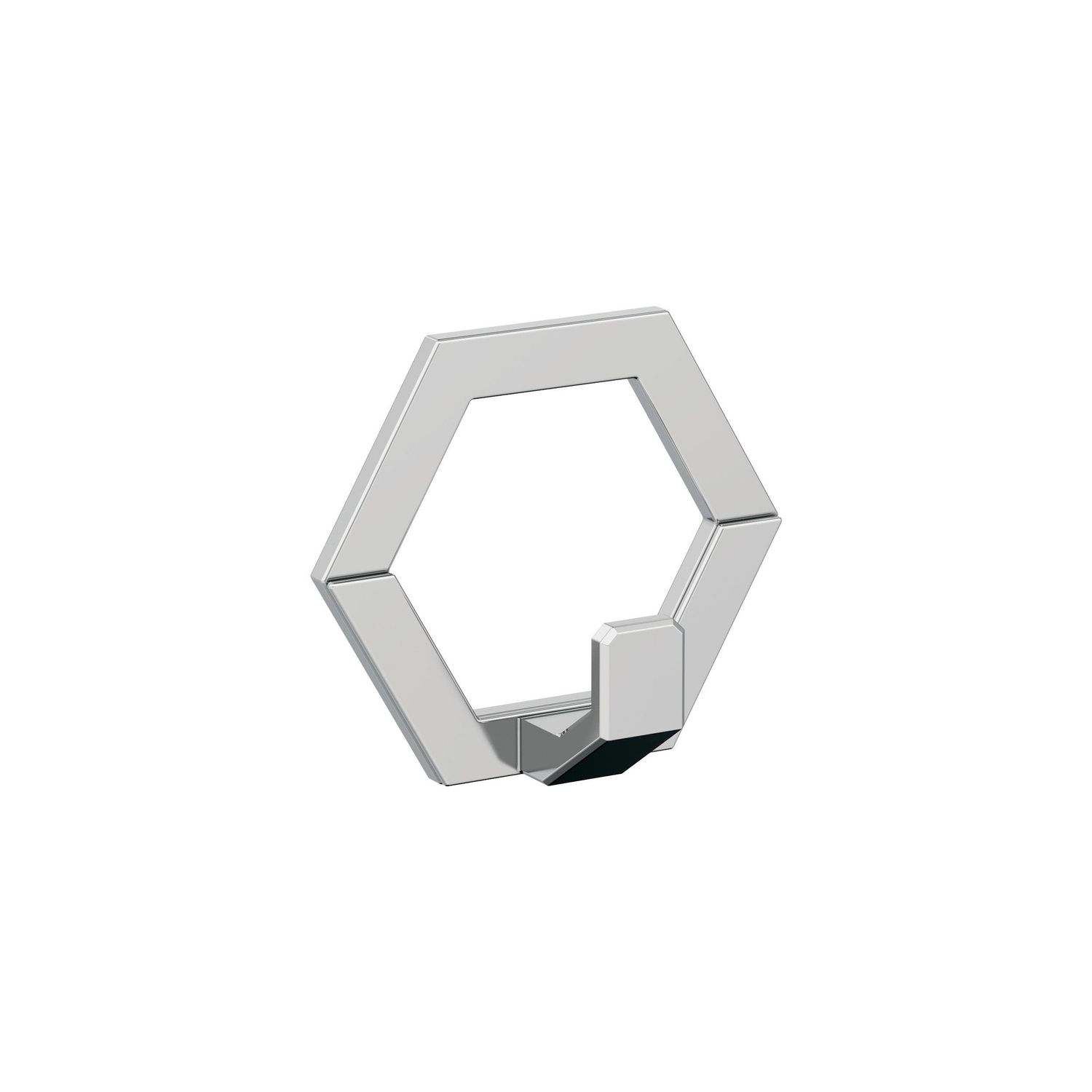 Amerock HBX37015 Prismo Decorative Hook Single Prong, Colour: Polished Chrome