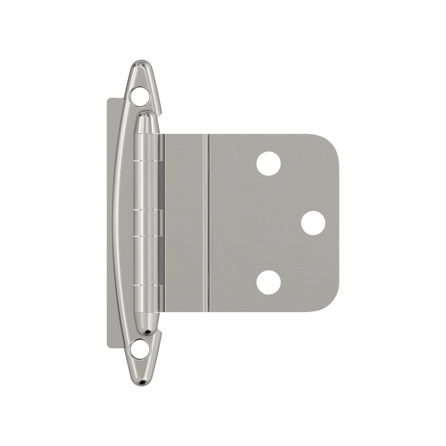 Amerock BPR3417 Functional Hardware Hinge 3/8in (10mm), Colour: Polished Chrome