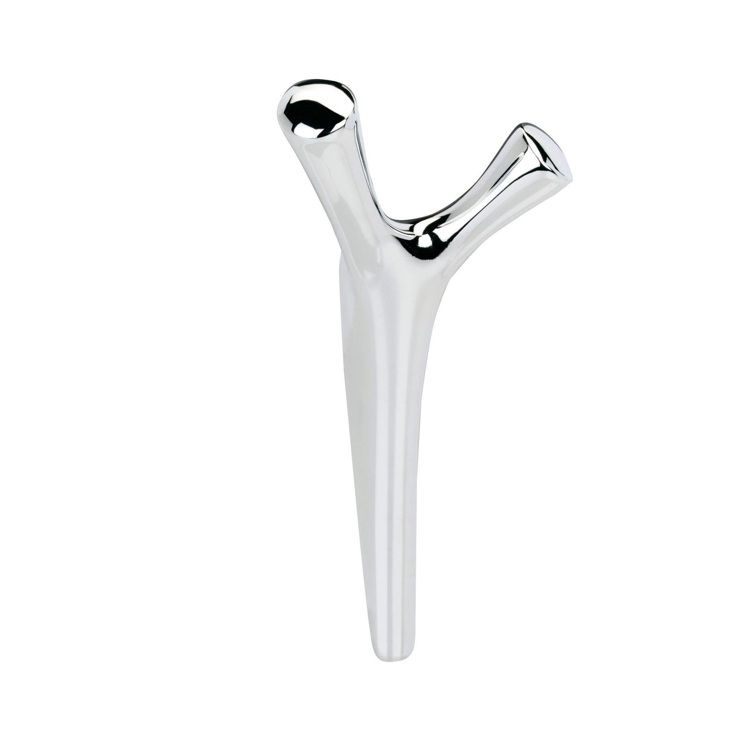 Amerock HBX37017 Kodiak Decorative Hook Double Prong, Colour: Polished Chrome