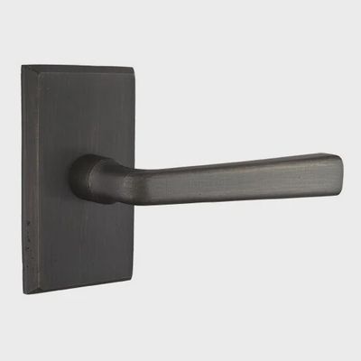 Emtek 7104crrhmb Passage, #3 Rosette, Cimarron Lever, RH, MB