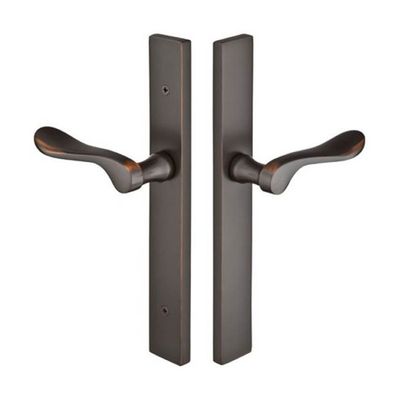 Emtek 11A3ASTRH Multi Point C1, Non-Keyed American T-turn IS, Modern Style, 1-1/2" x 11", Aston Lever, RH