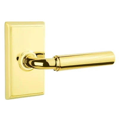 Emtek 8121MNGRH Passage, Rectangular Rosette, Manning Lever, RH