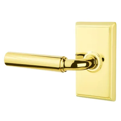 Emtek 8121MNGLH Passage, Rectangular Rosette, Manning Lever, LH