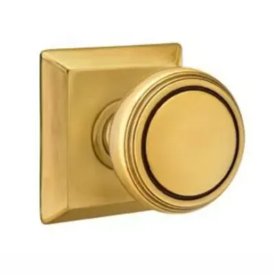 Emtek 8231NWUS7 Privacy, Quincy Rosette, Norwich Knob, , US7