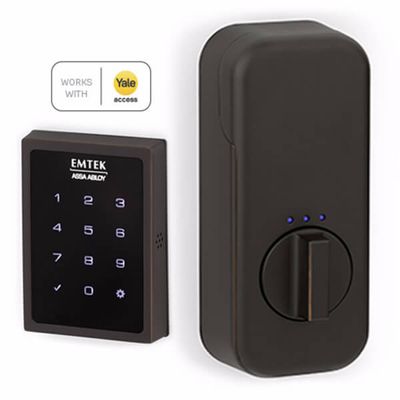 Emtek EMP1101 Electronic EMPowered Motorized Touchscreen Keypad Smart Lock Deadbolt - works with Yale Access