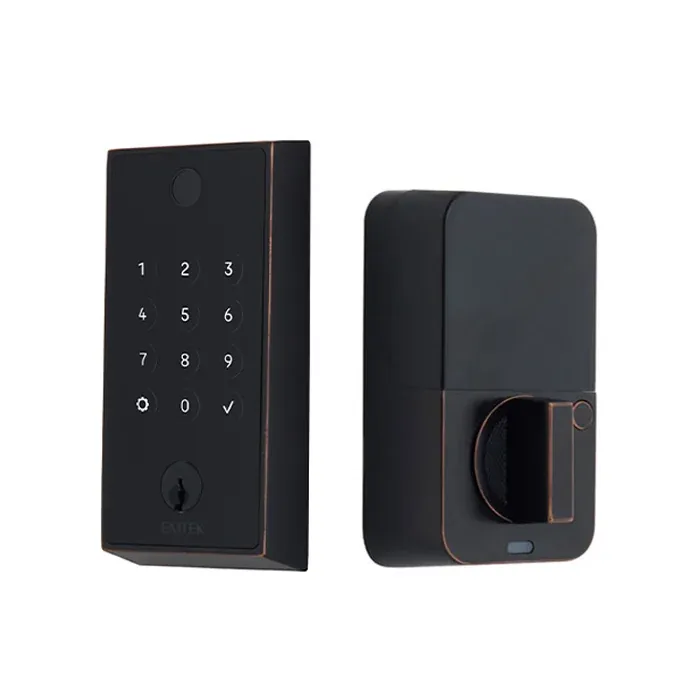 Emtek emp23231us10b EMPowered 2 Touch, Keyed, Bluetooth &amp; Wi-Fi, Deadbolt, US10B