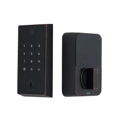 Emtek emp23231us10b EMPowered 2 Touch, Keyed, Bluetooth &amp; Wi-Fi, Deadbolt, US10B