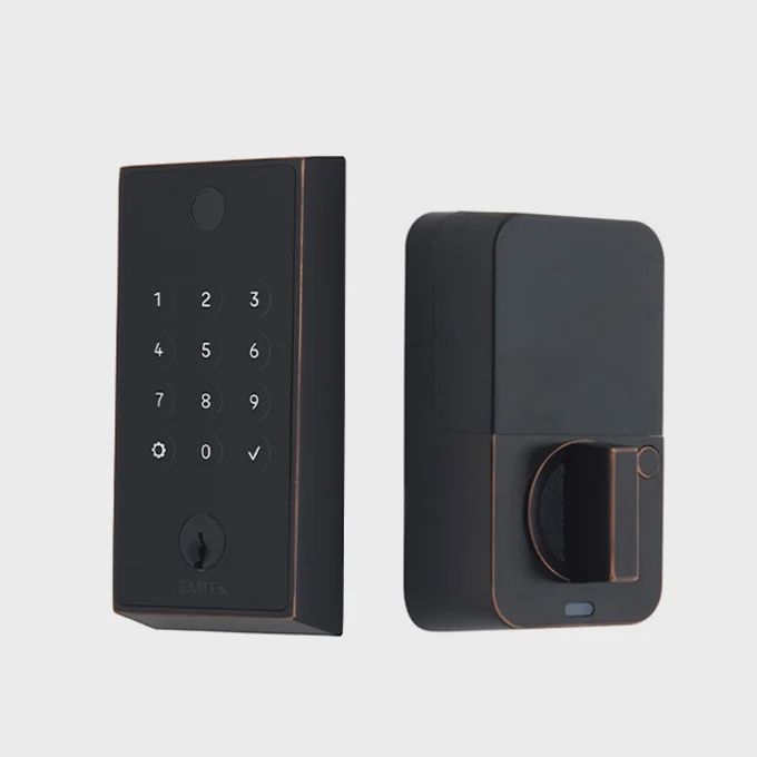 Emtek emp22221 EMPowered 2 Touch, Keyed, Bluetooth, Deadbolt,, Colour: US10B-Oil Rubbed Bronze