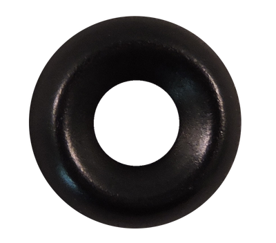 Quickscrews 10497 #08 FINISH CUP WASHER BLK 1M/PK-16PK/CS QTY-1000