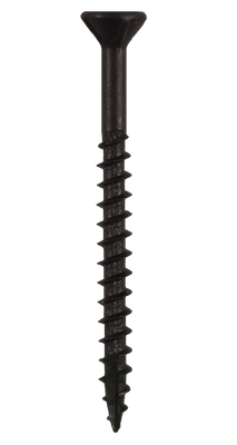 Quickscrews 11959 09 X 2.50 SQ-FL#8 NIB Q$ T17 BLK 5C/PK-4PK/CS QTY-500