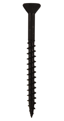 Quickscrews 11960 09 X 3.00 SQ-FL#8 NIB Q$ T17 BLK 5C/PK-3PK/CS QTY-500