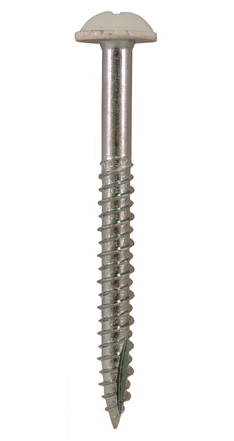 Quickscrews 11980 14 X 3.00 PH-RWH QX2 WHT ZP 1200/CS QTY-1200