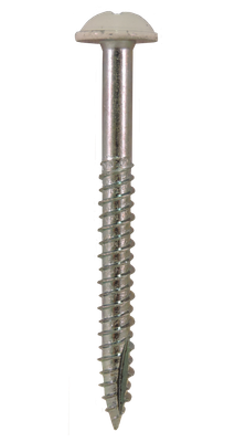 Quickscrews 11980 14 X 3.00 PH-RWH QX2 WHT ZP 1200/CS QTY-1200