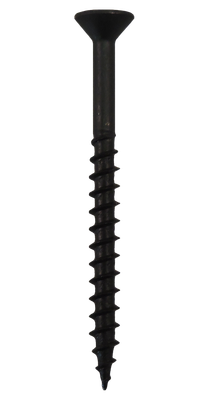 Quickscrews 189 09 X 2.50 SQ-FL#8 QS BLK 2.5M/CS QTY-2500