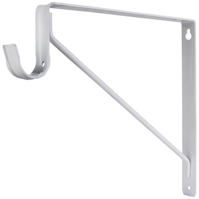 Hardware Resources 1516 Closet Rod Brackets Shelf &amp; Rod Support Bracket.