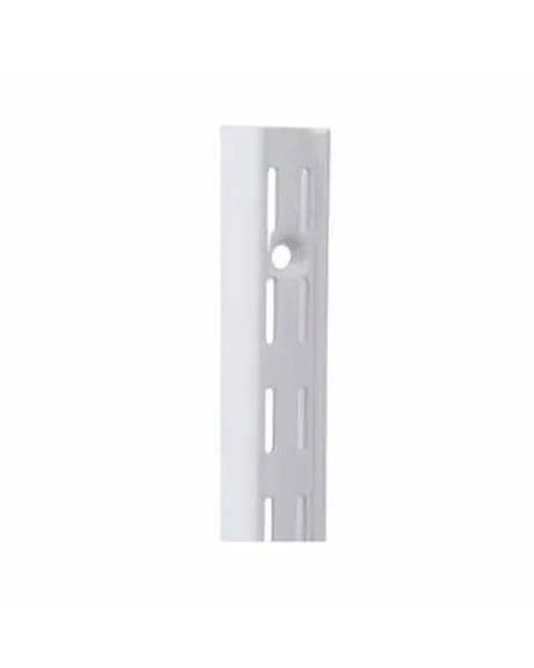 Knape &amp; Vogt 82BP WH 16.5 #82 Steel 16-1/2 Inch Long Wall-Mounted Adjustable Standard for use with #182 Shelf Support Brackets, White