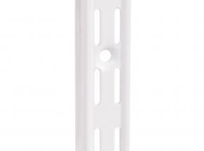 Knape &amp; Vogt 82BP WH 39 39" KV82 Heavy-Duty Double Slot Shelf Standard, White Finish