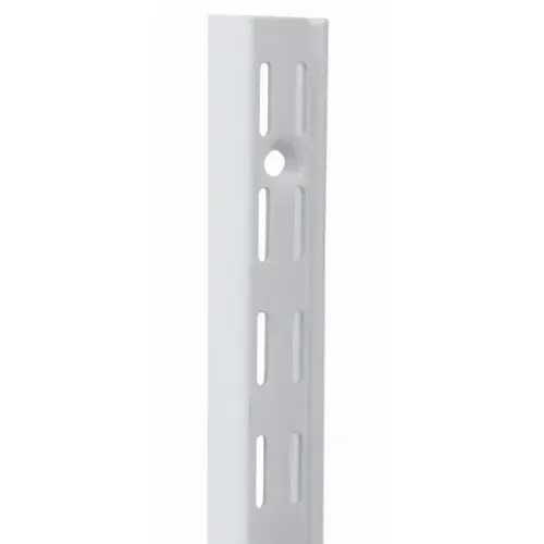Knape &amp; Vogt 82BP WH 28 28" KV82 Heavy-Duty Double Slot Shelf Standard, White Finish