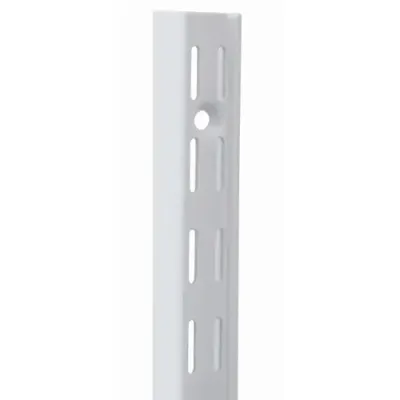 Knape &amp; Vogt 82BP WH 28 28" KV82 Heavy-Duty Double Slot Shelf Standard, White Finish