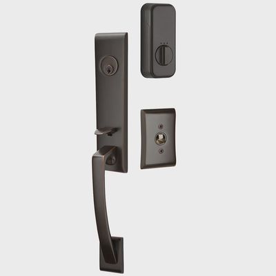 Emtek EMP4815P EMPowered Upgrade Sgl Cyl, Apollo Tub, Ent, Providence Knob