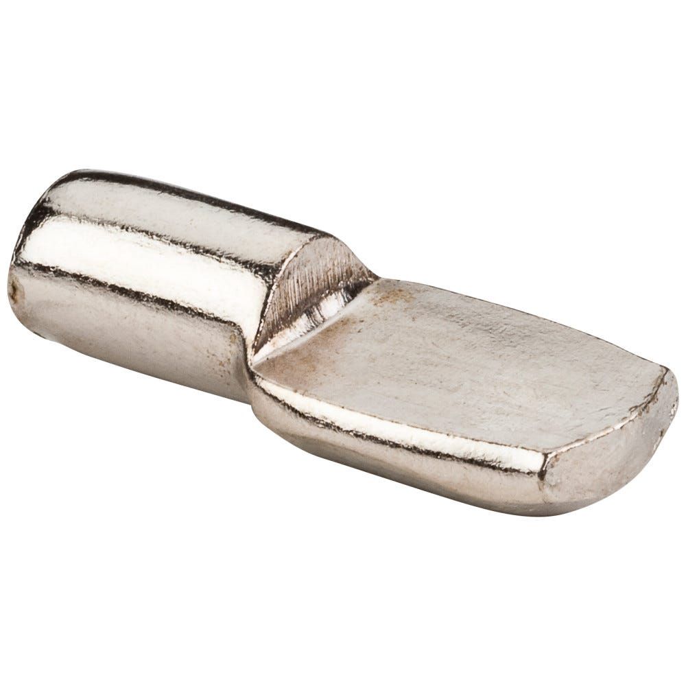 Hardware Resources 1206BN 1/4" Spoon Shelf Support (Beaver Tail) - sold in Box Quantities of 1,000 (Bright Nickel)
