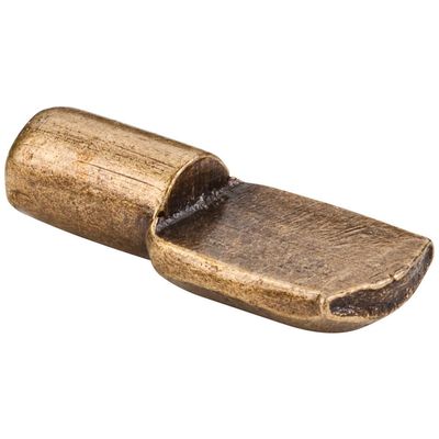 Hardware Resources 1206AB 1/4" Spoon Shelf Support (Beaver Tail) - sold in Box Quantities of 1,000 (Antique Brass)
