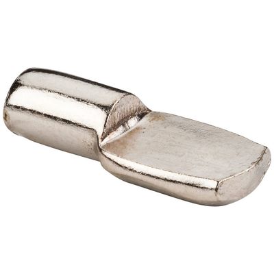 Hardware Resources 1206BN 1/4" Spoon Shelf Support (Beaver Tail) - sold in Quantities of 100 (Bright Nickel)
