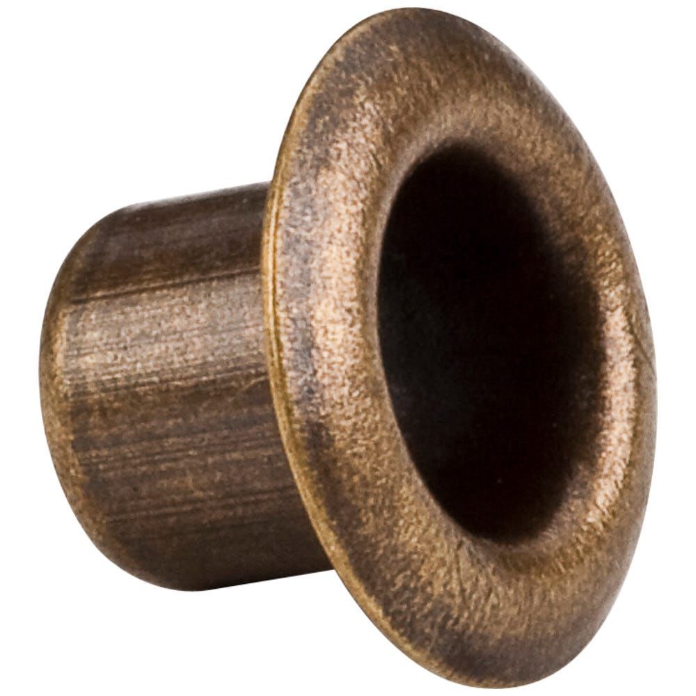 Hardware Resources 1283AB 5 mm Grommet for 5.5 mm Hole - sold in quantities of 100 (Brushed Antique Brass)