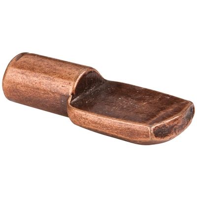 Hardware Resources 1206AC 1/4" Spoon Shelf Support (Beaver Tail) - sold in Quantities of 100 (Antique Copper)
