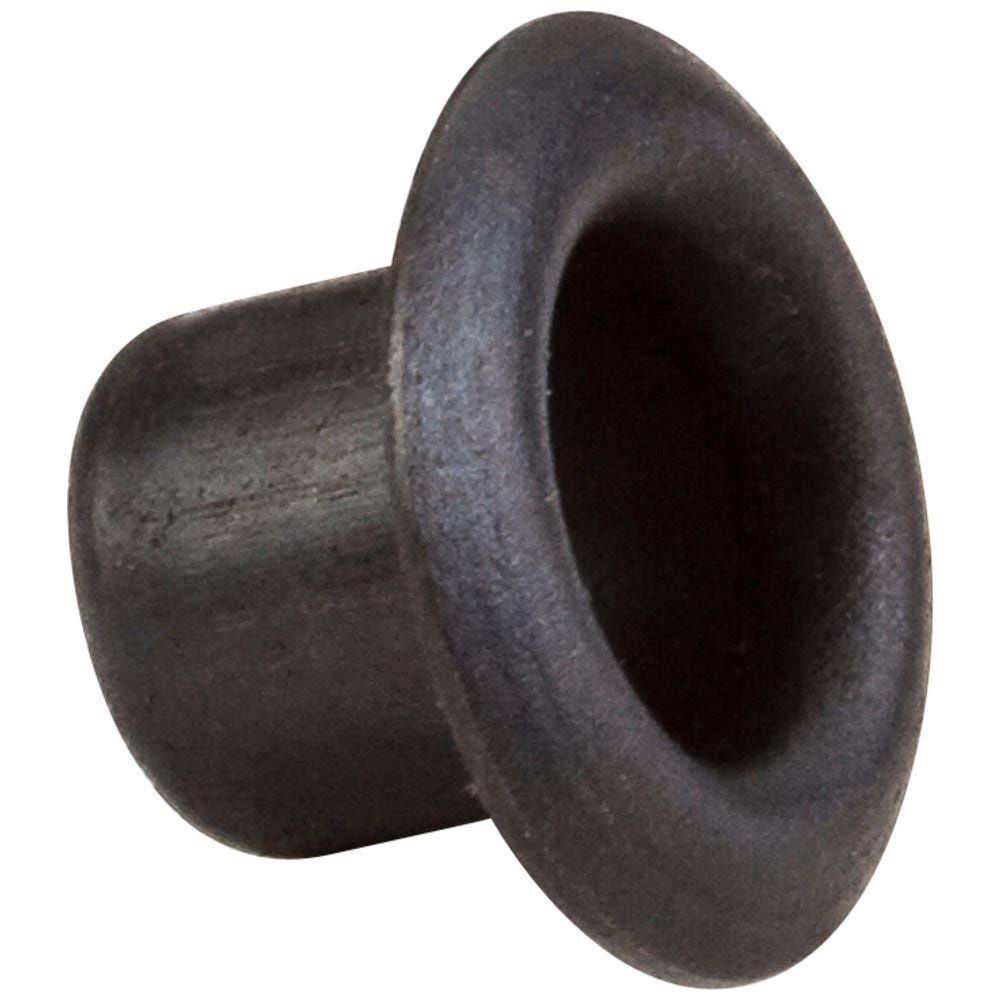 Hardware Resources 1283BLK 5 mm Grommet for 5.5 mm Hole - sold in quantities of 100 (Black)