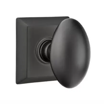 Emtek 8231eus19 Privacy, Quincy Rosette, Egg Knob, , US19