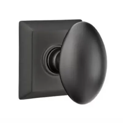 Emtek 8231eus19 Privacy, Quincy Rosette, Egg Knob, , US19