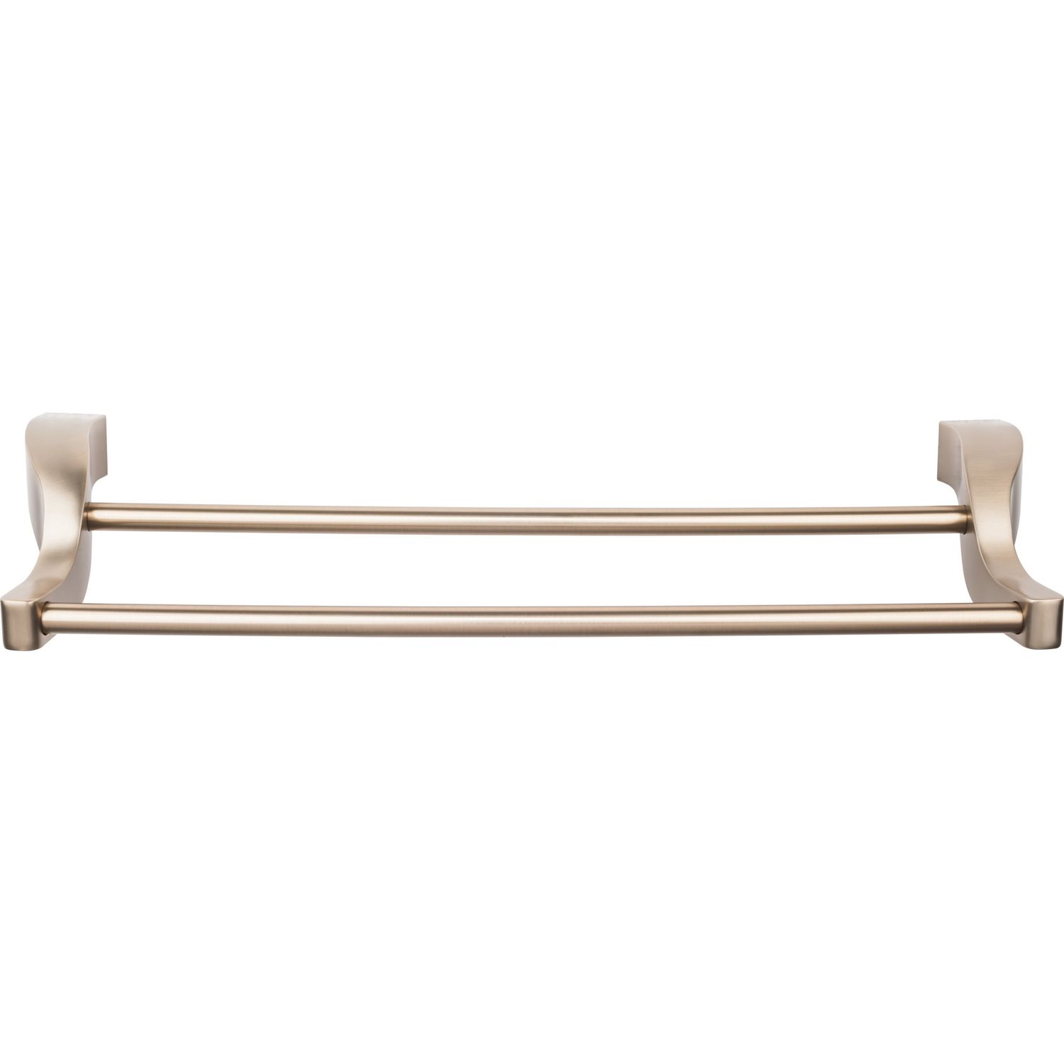 Top Knobs AQ9 Aqua Bath Towel Bar 24 Inch, Colour: Brushed Bronze