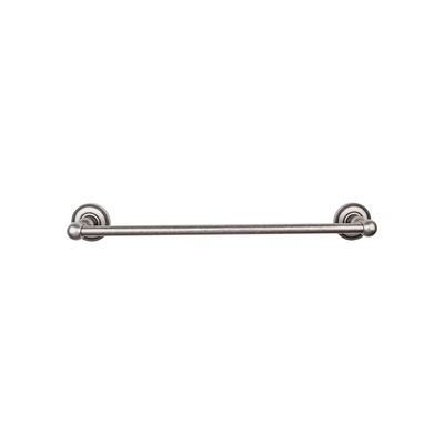 Top Knobs ED10APA Edwardian Bath Towel Bar 30 In. Single - Beaded Bplate Antique Pewter