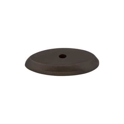 Top Knobs M1437 Aspen Oval Backplate 1 1/2 Inch Medium Bronze