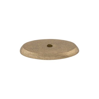 Top Knobs M1441 Aspen Oval Backplate 1 3/4 Inch Light Bronze