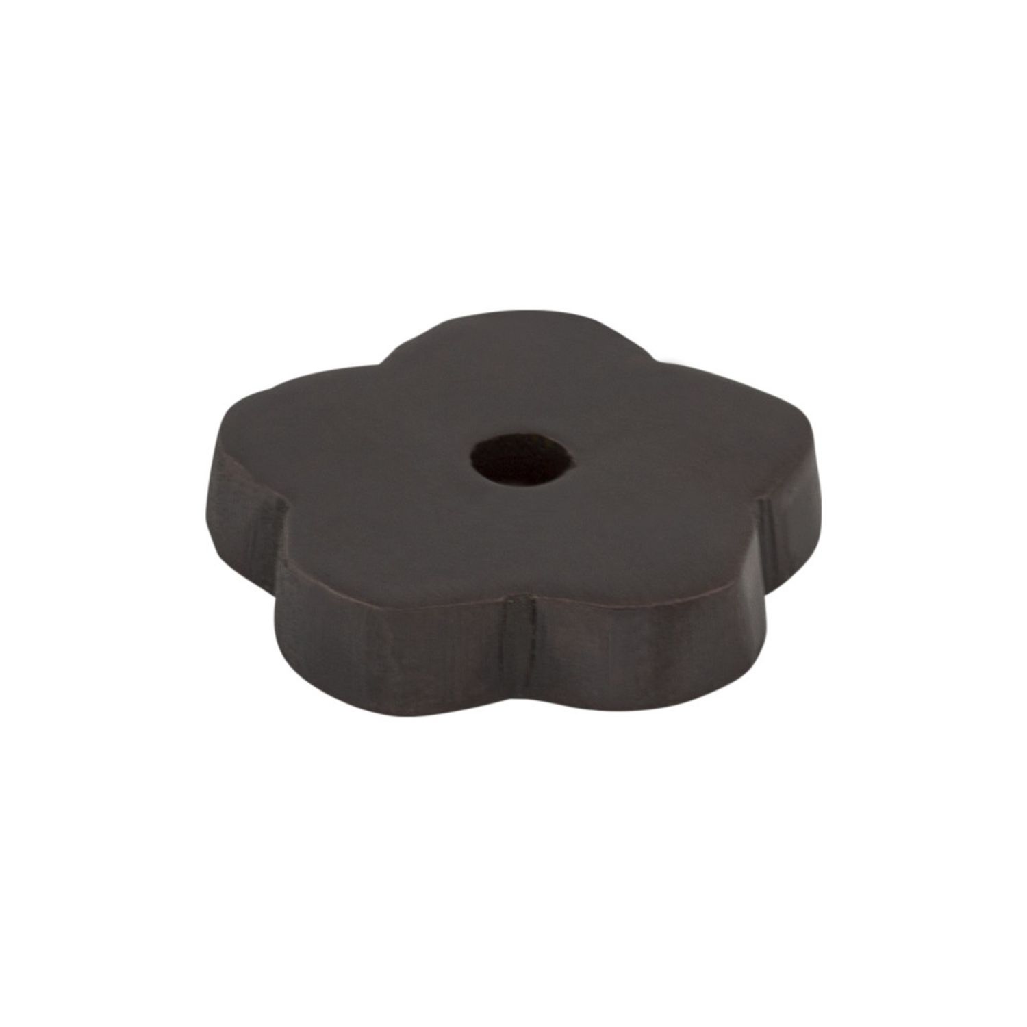 Top Knobs M1427 Aspen Flower Backplate 1 Inch Medium Bronze