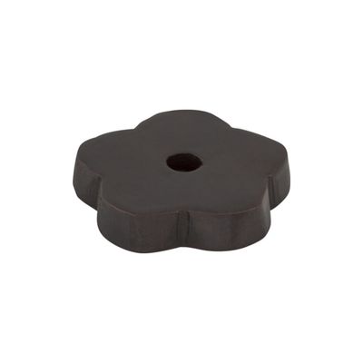Top Knobs M1427 Aspen Flower Backplate 1 Inch Medium Bronze
