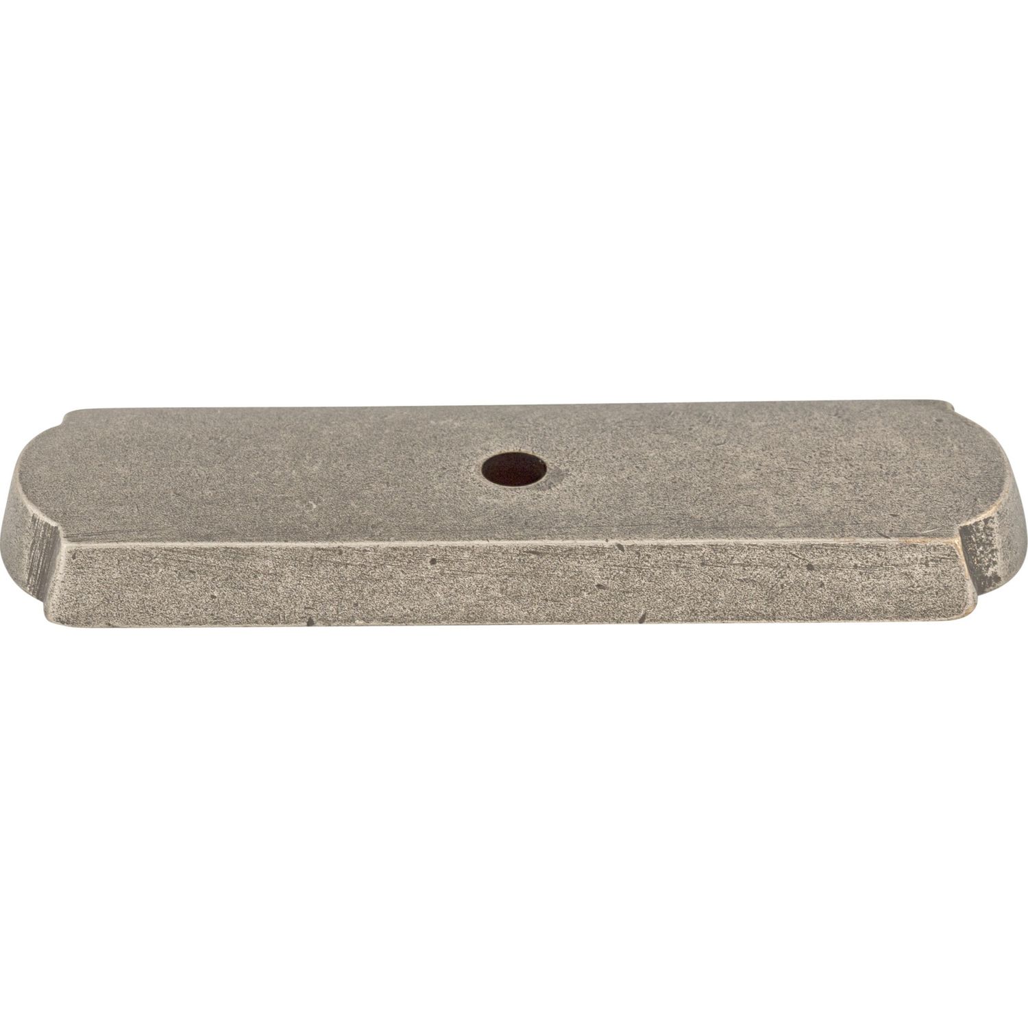 Top Knobs M1430 Aspen Rectangle Backplate 2 1/2 Inch Silicon Bronze Light
